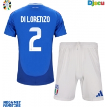 Italija Giovanni Di Lorenzo #2 Domaci Dres za djecu EP 2024 Kratak Rukav (+ Kratke hlače)